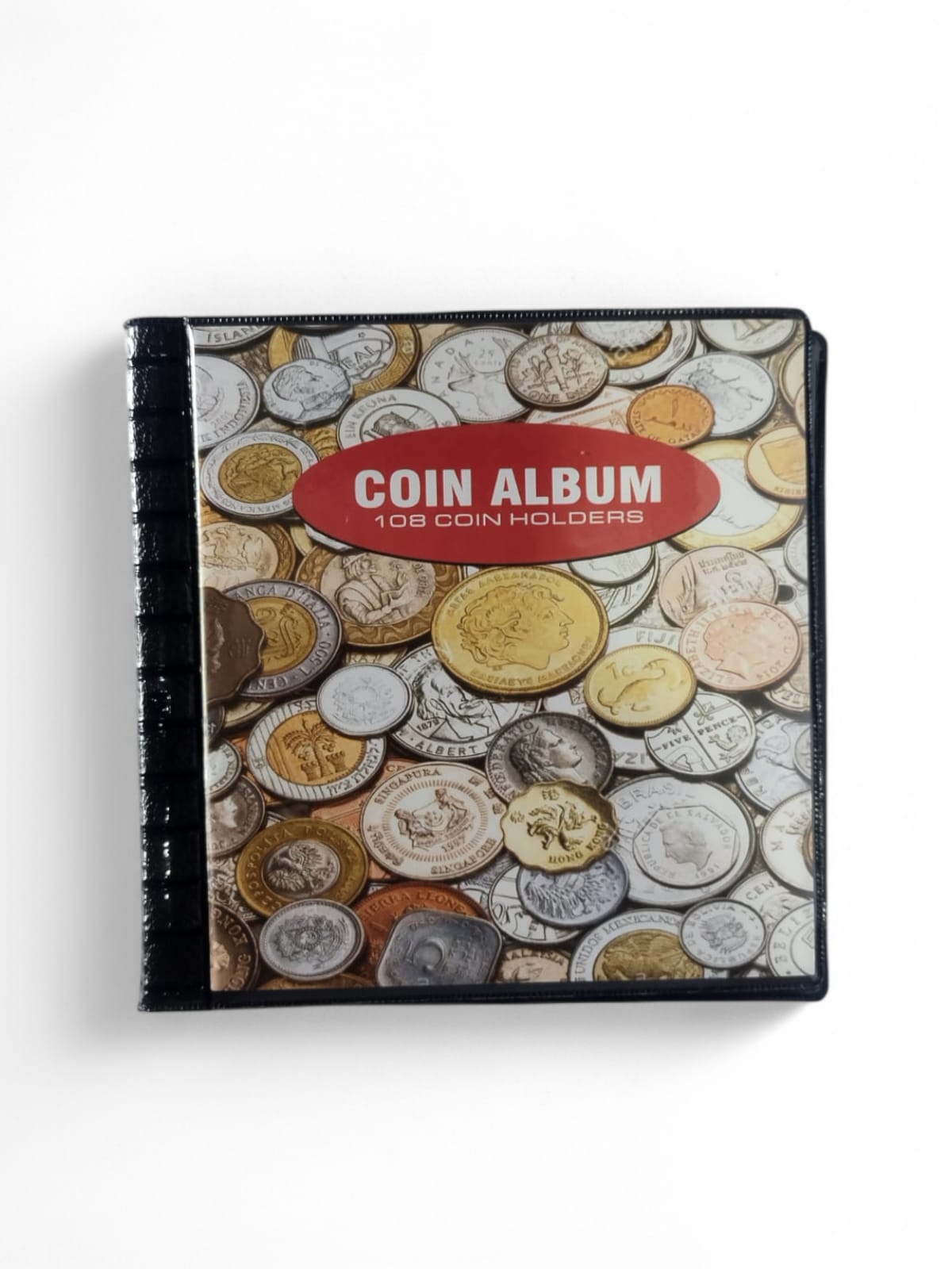 JeCee 108 Coin Album – For 2×2 Holders – Plain Album